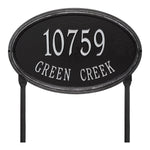 Concord Oval Estate Lawn Address Plaque