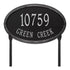 Concord Oval Estate Lawn Address Plaque