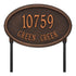Concord Oval Estate Lawn Address Plaque