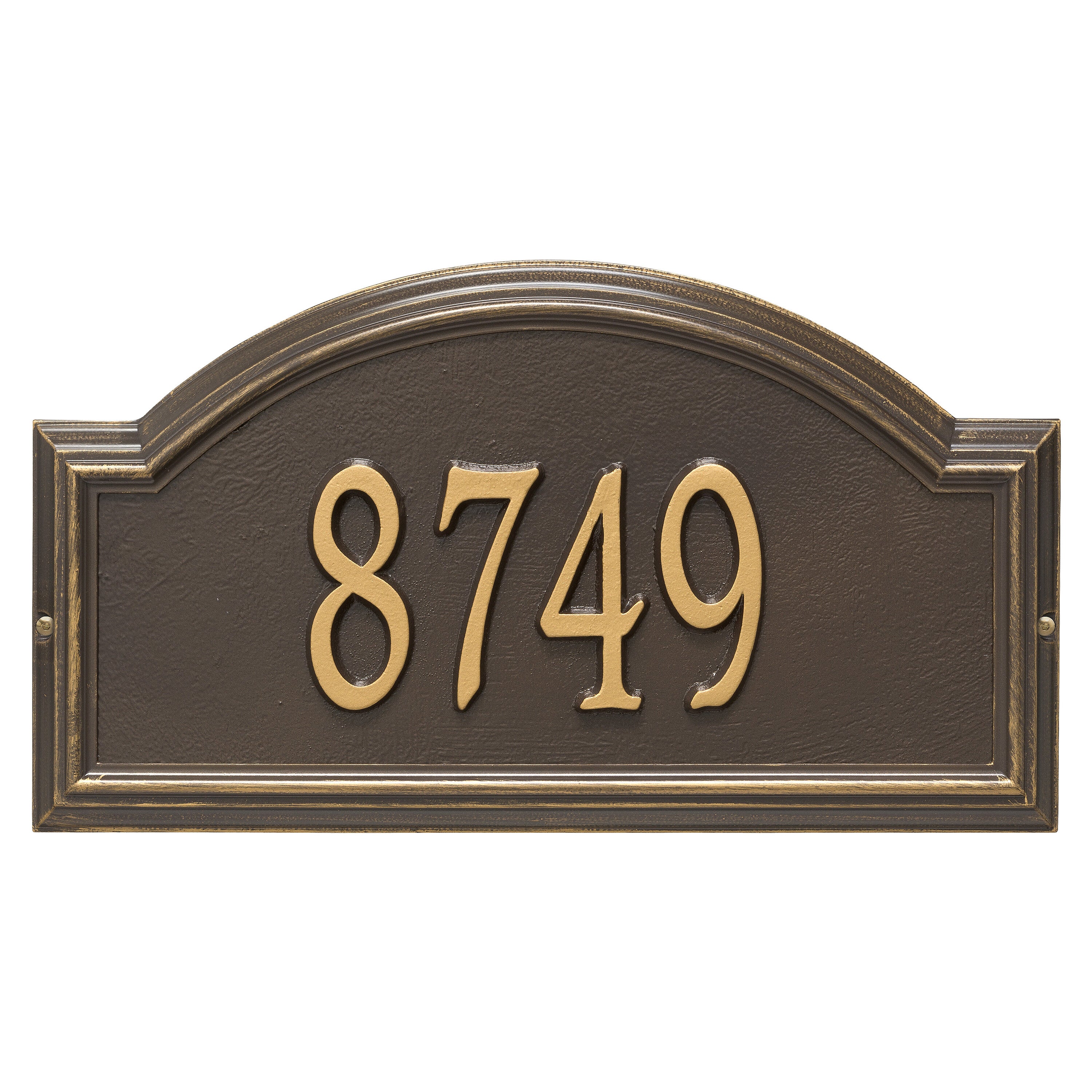 Providence Standard Arch Wall Address Plaque