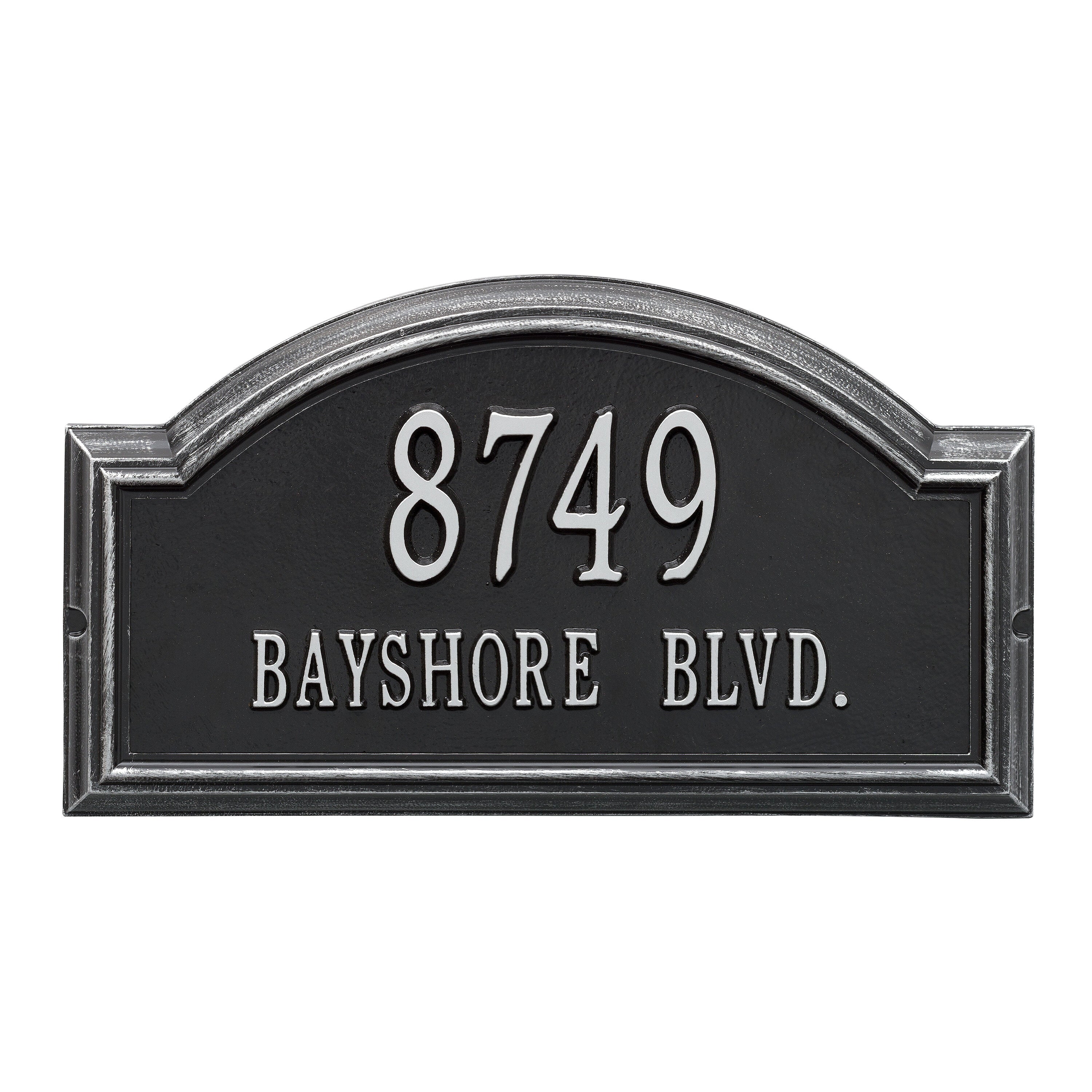 Providence Standard Arch Wall Address Plaque