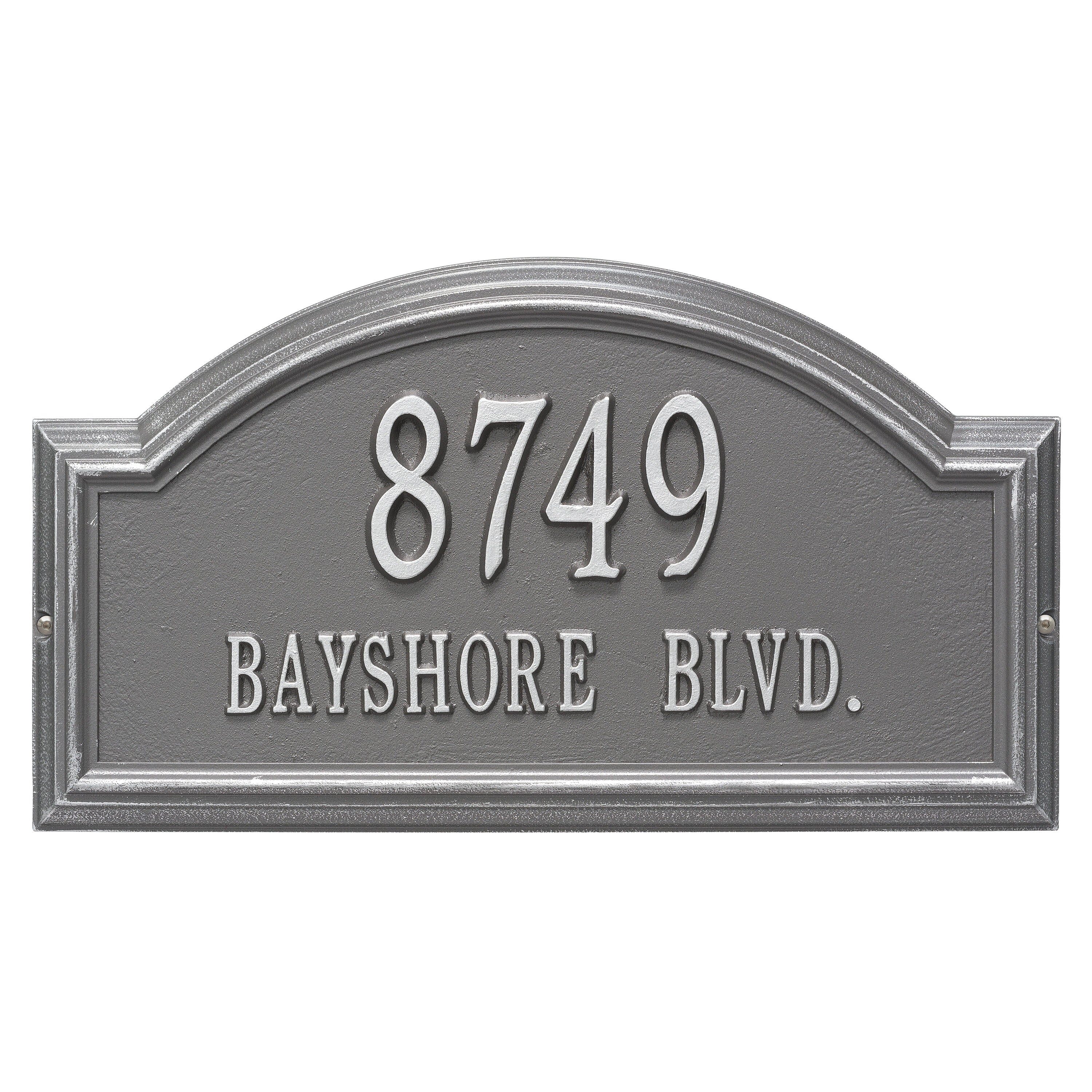 Providence Standard Arch Wall Address Plaque