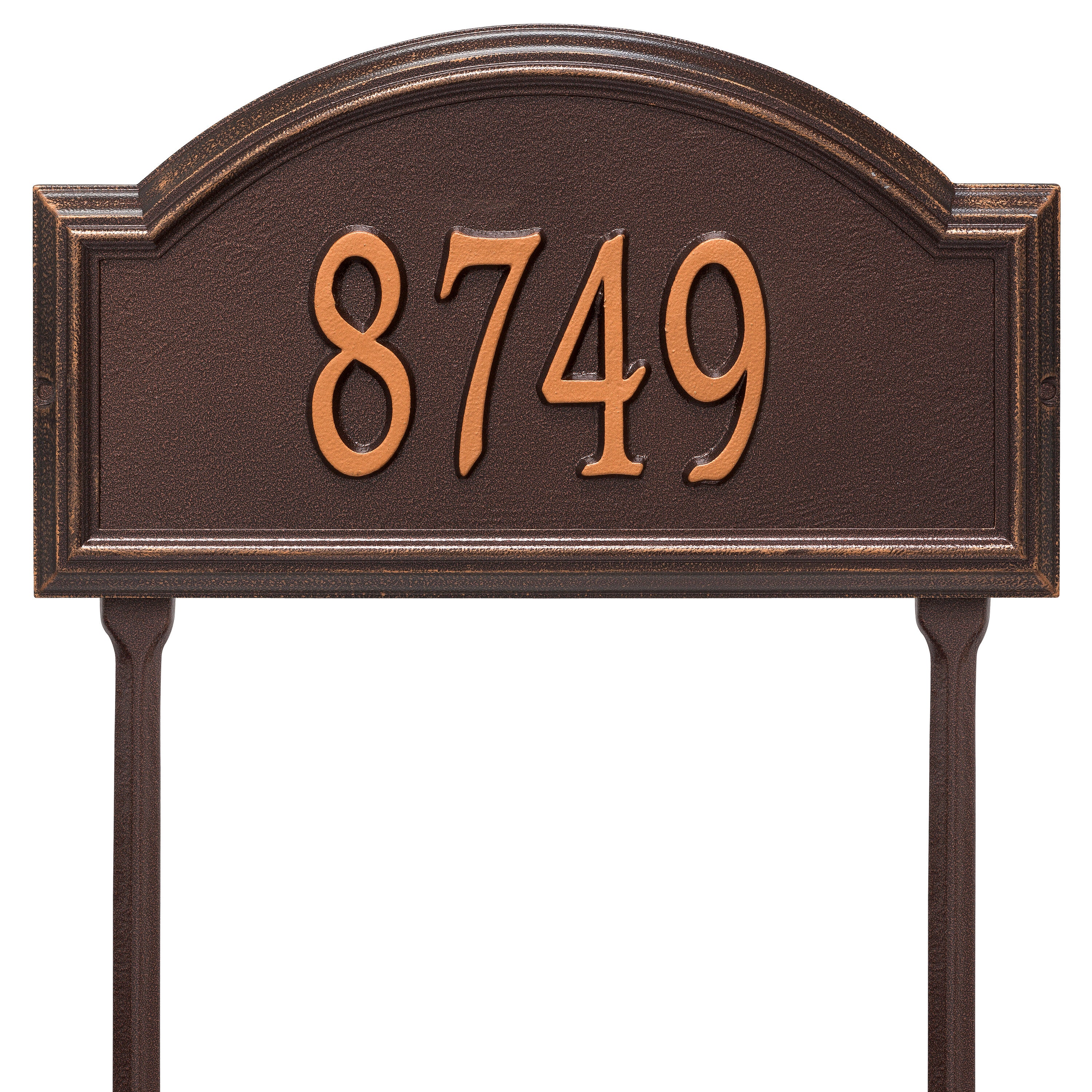 Providence Standard Arch Lawn Address Plaque