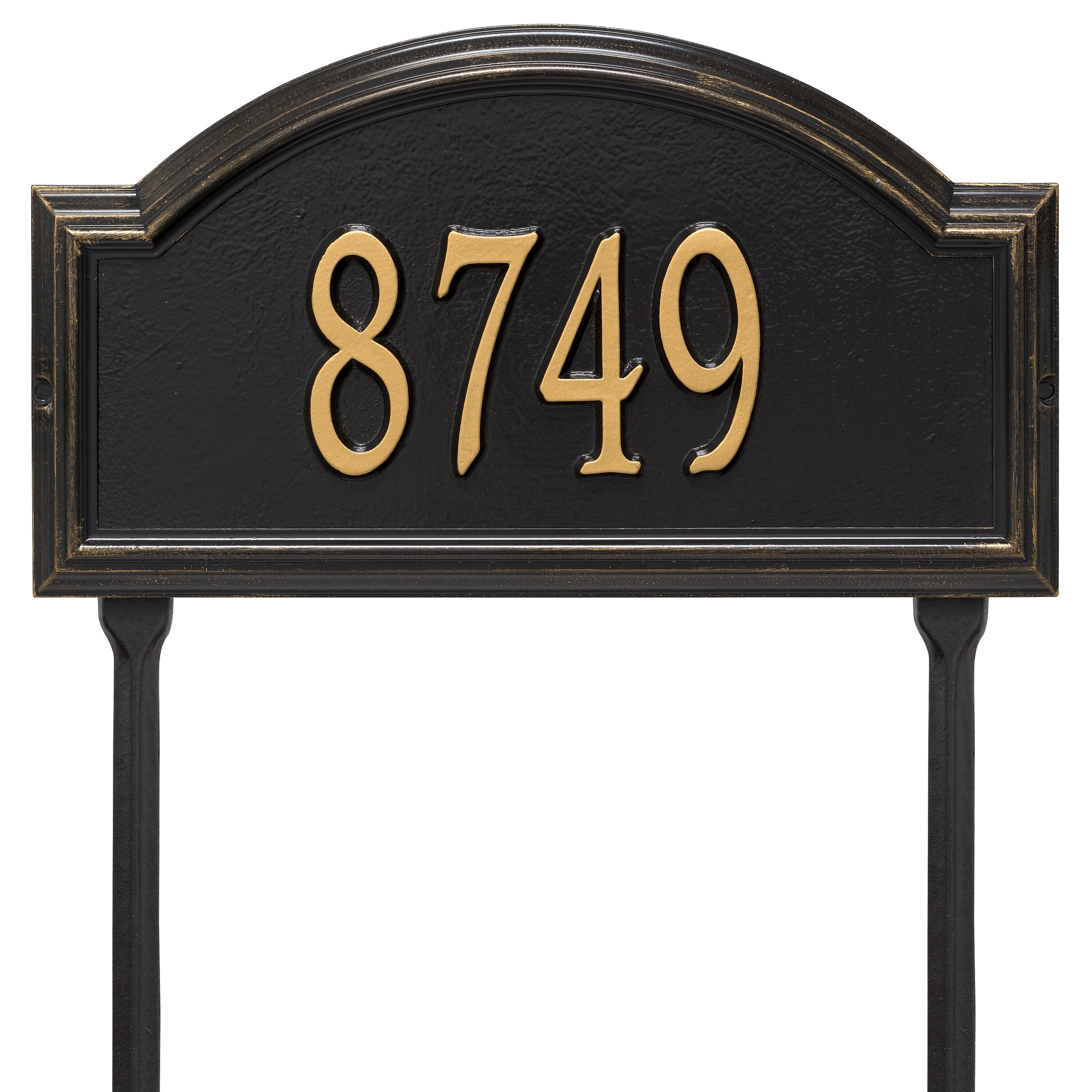 Providence Standard Arch Lawn Address Plaque