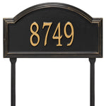 Providence Standard Arch Lawn Address Plaque