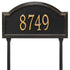 Providence Standard Arch Lawn Address Plaque