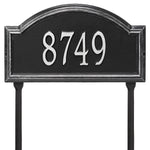 Providence Standard Arch Lawn Address Plaque