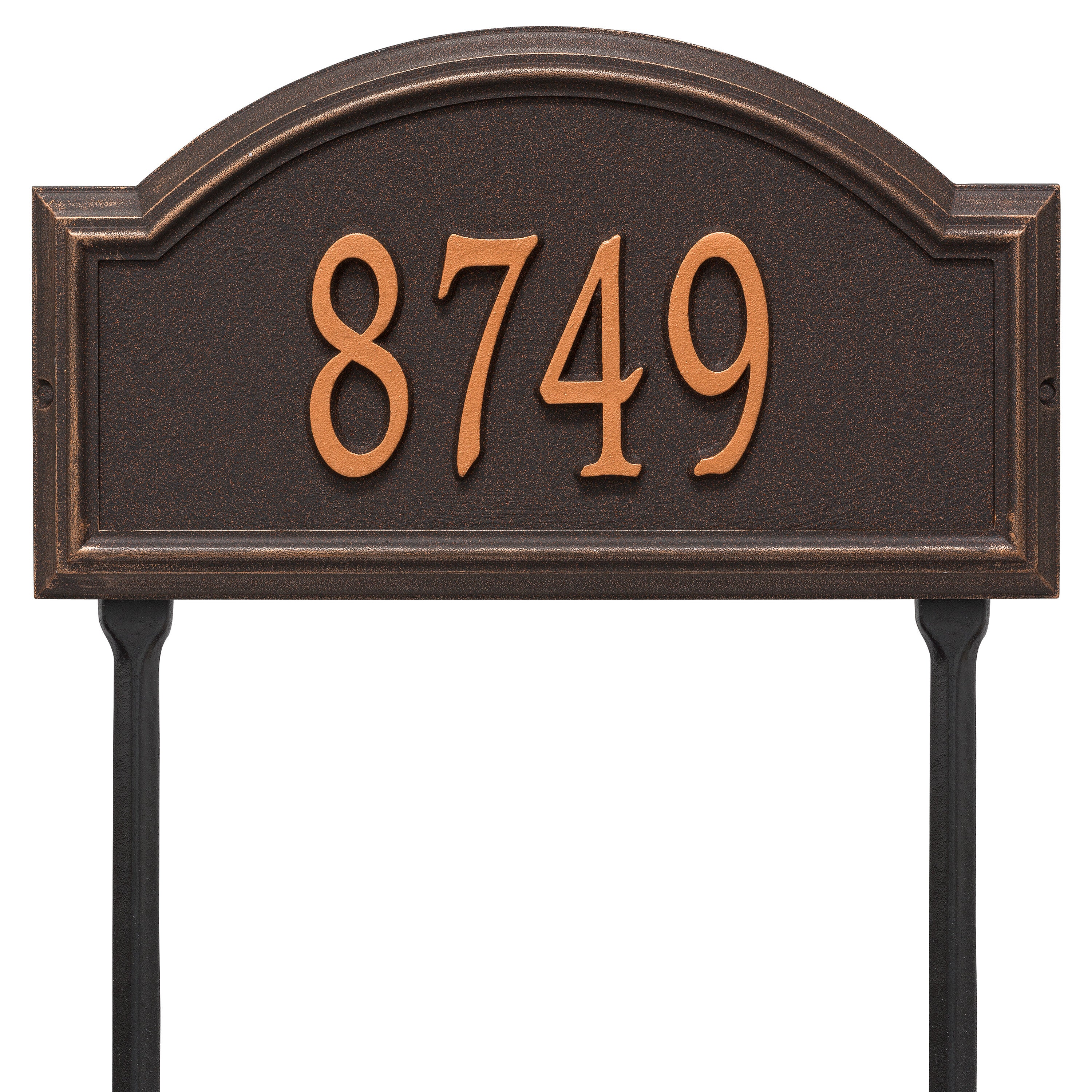 Providence Standard Arch Lawn Address Plaque
