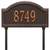 Providence Standard Arch Lawn Address Plaque