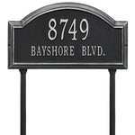 Providence Standard Arch Lawn Address Plaque