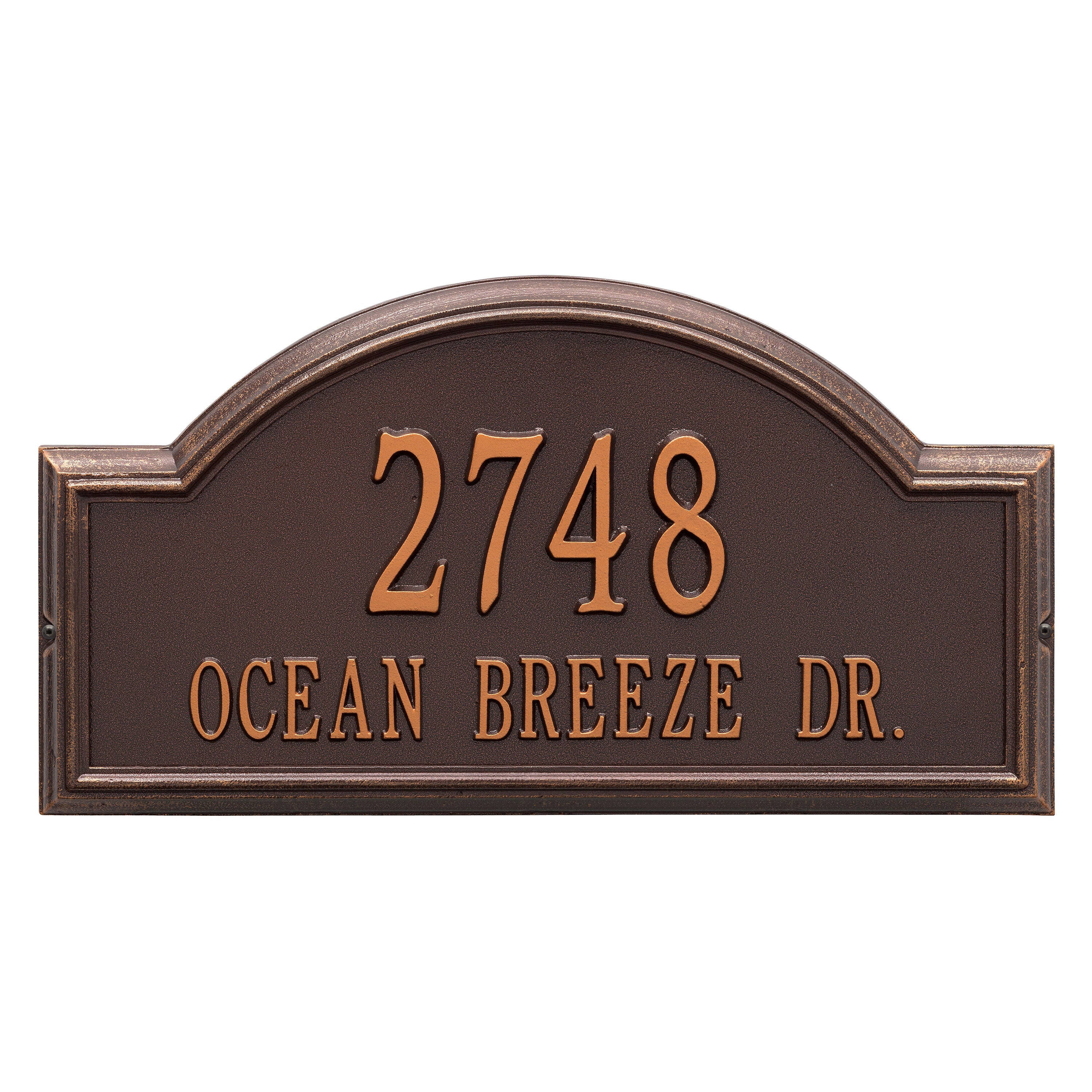 Providence Estate Arch Wall Address Plaque