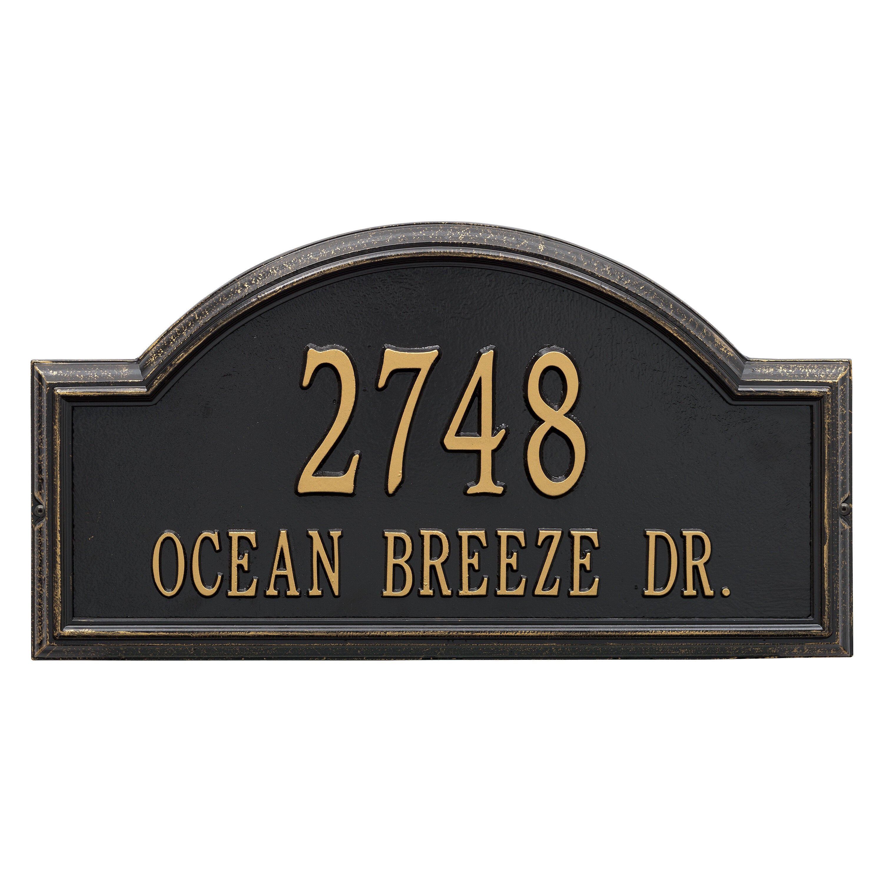 Providence Estate Arch Wall Address Plaque
