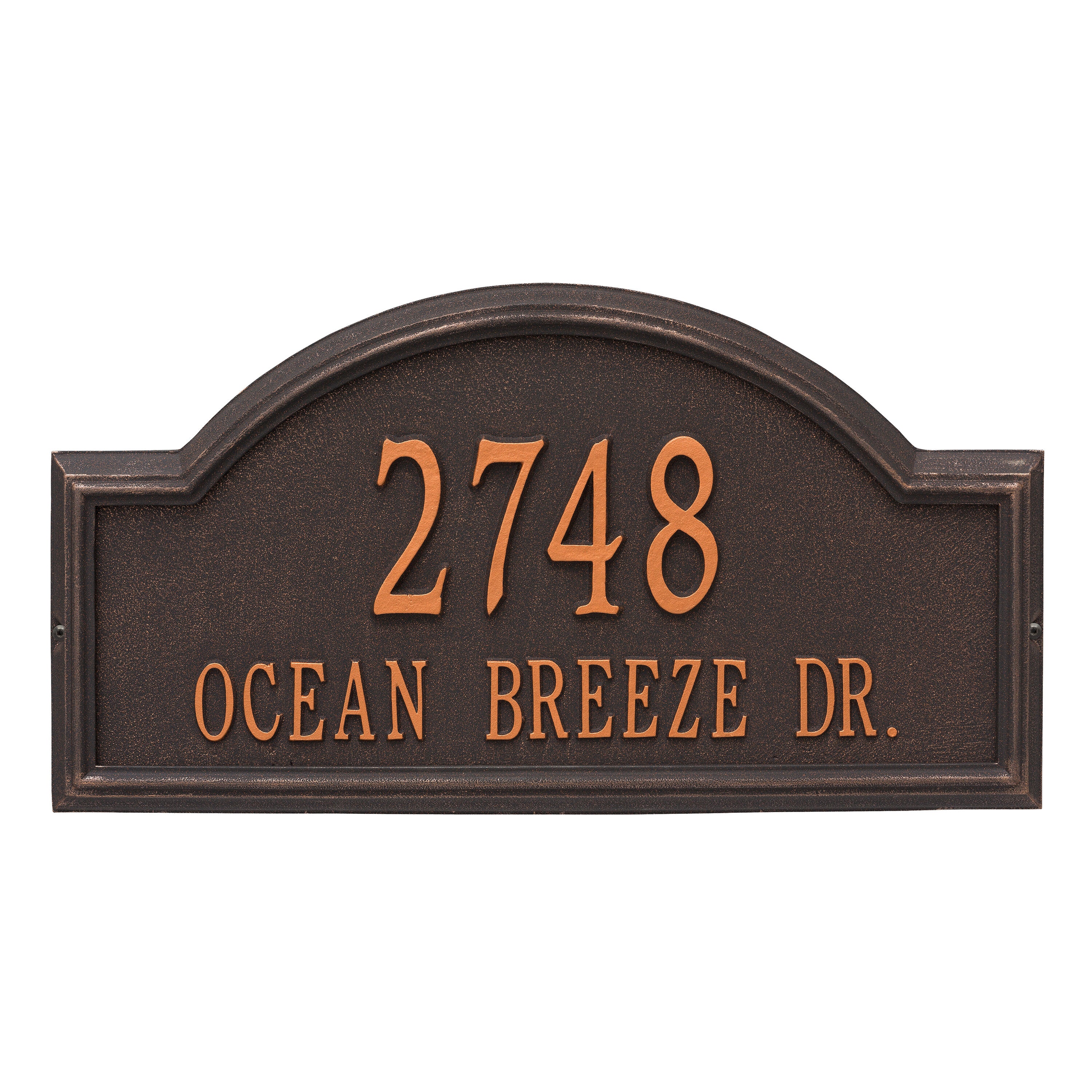 Providence Estate Arch Wall Address Plaque