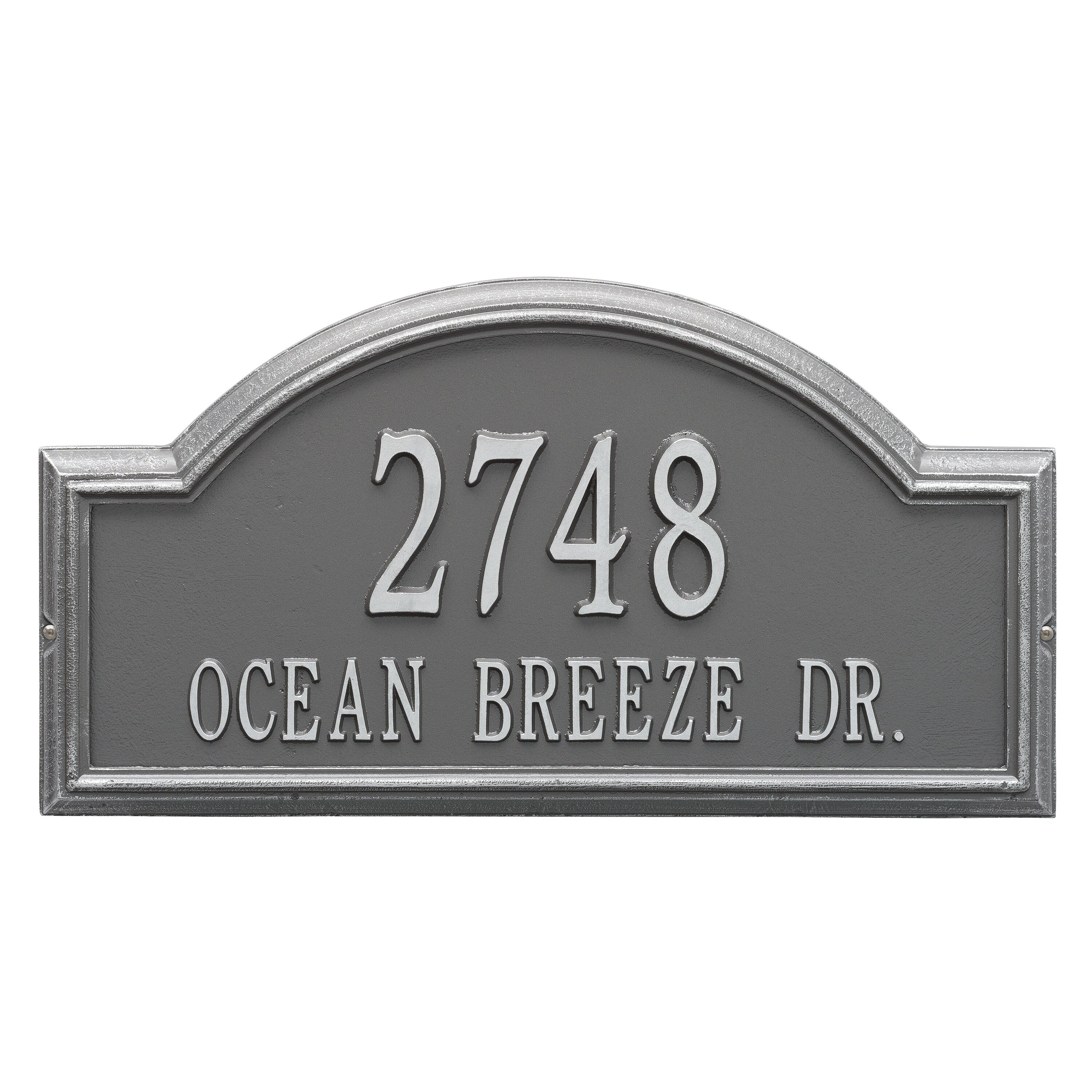Providence Estate Arch Wall Address Plaque