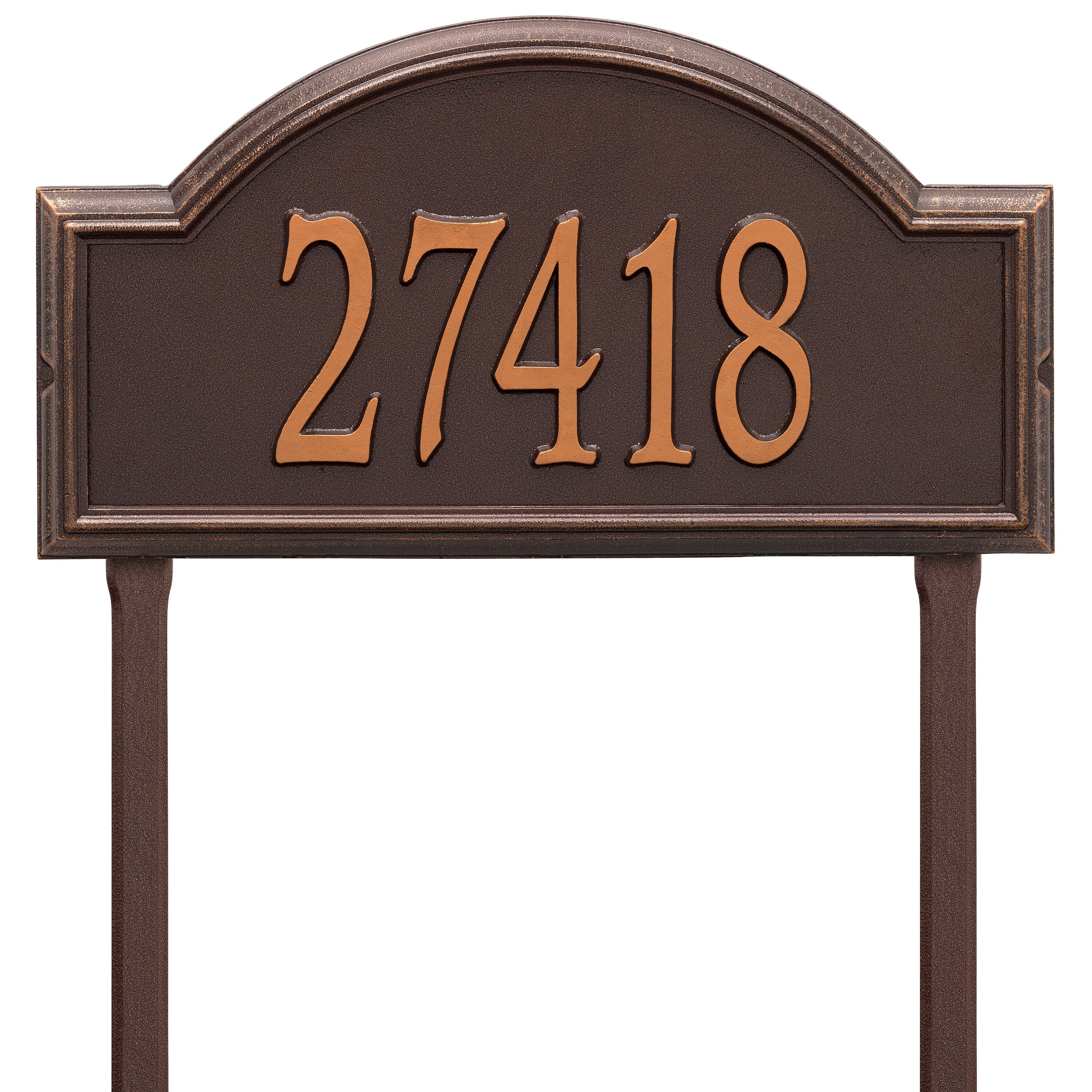 Providence Estate Arch Lawn Address Plaque
