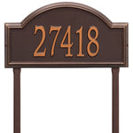 Providence Estate Arch Lawn Address Plaque