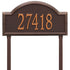 Providence Estate Arch Lawn Address Plaque