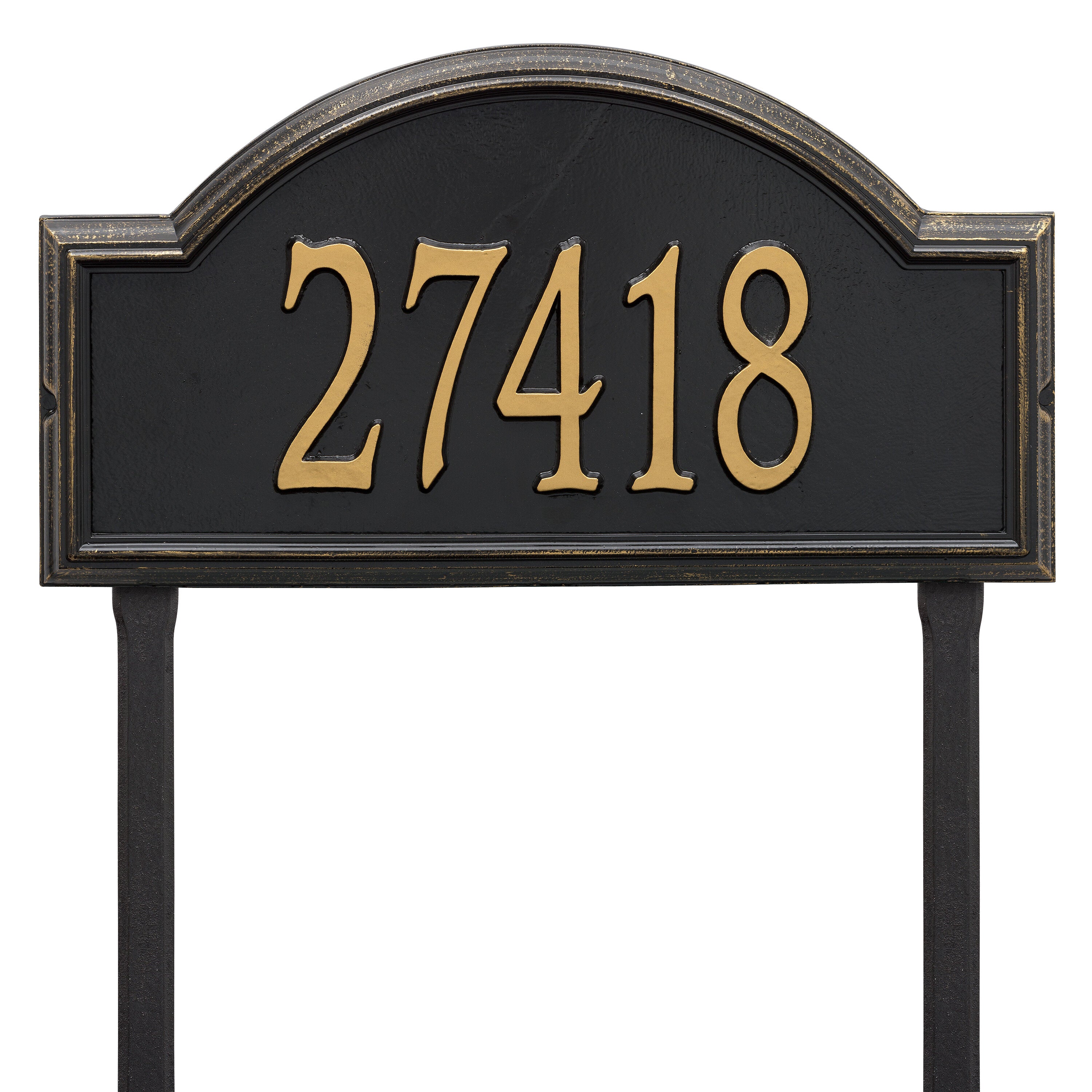 Providence Estate Arch Lawn Address Plaque