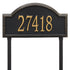 Providence Estate Arch Lawn Address Plaque