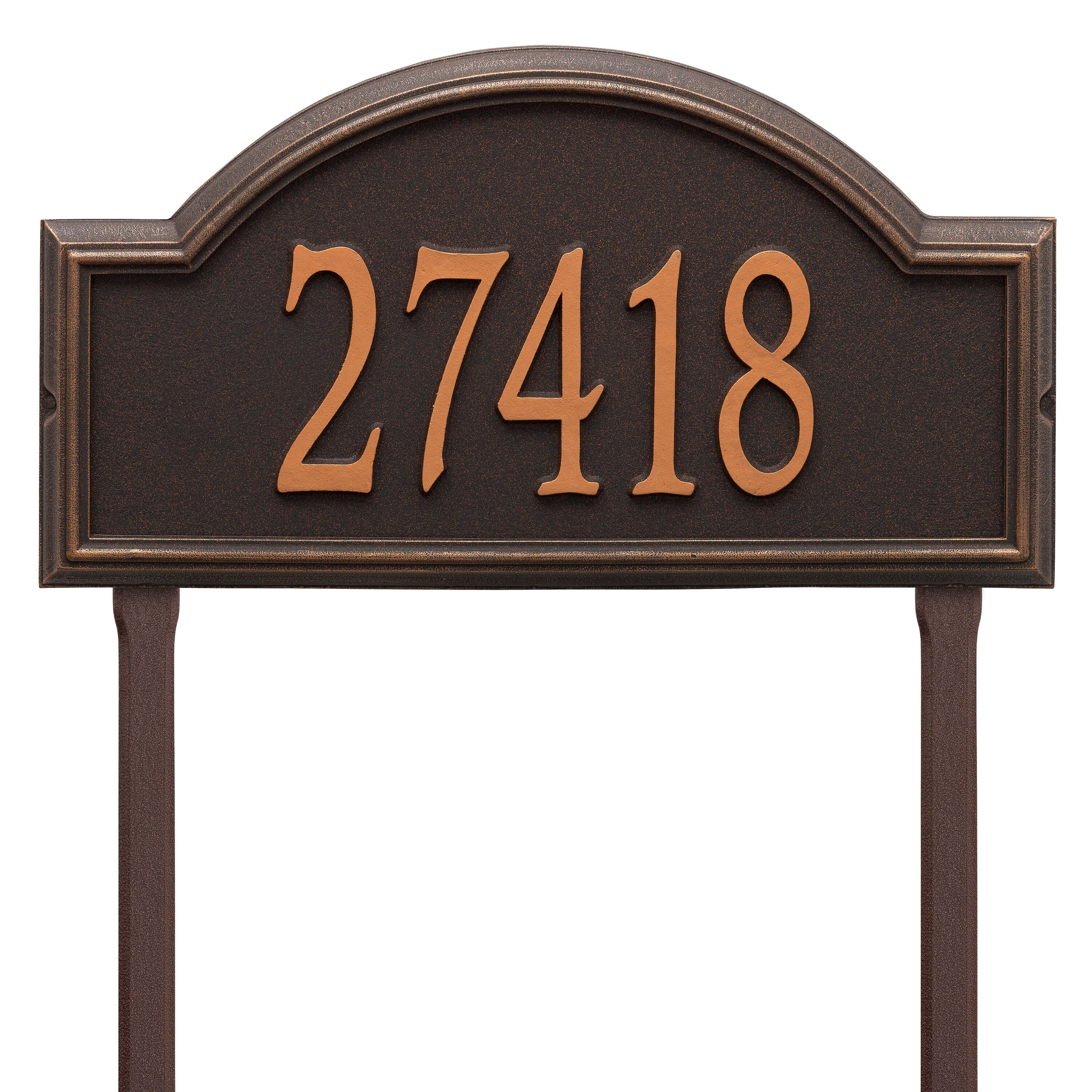 Providence Estate Arch Lawn Address Plaque