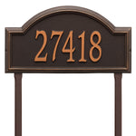 Providence Estate Arch Lawn Address Plaque