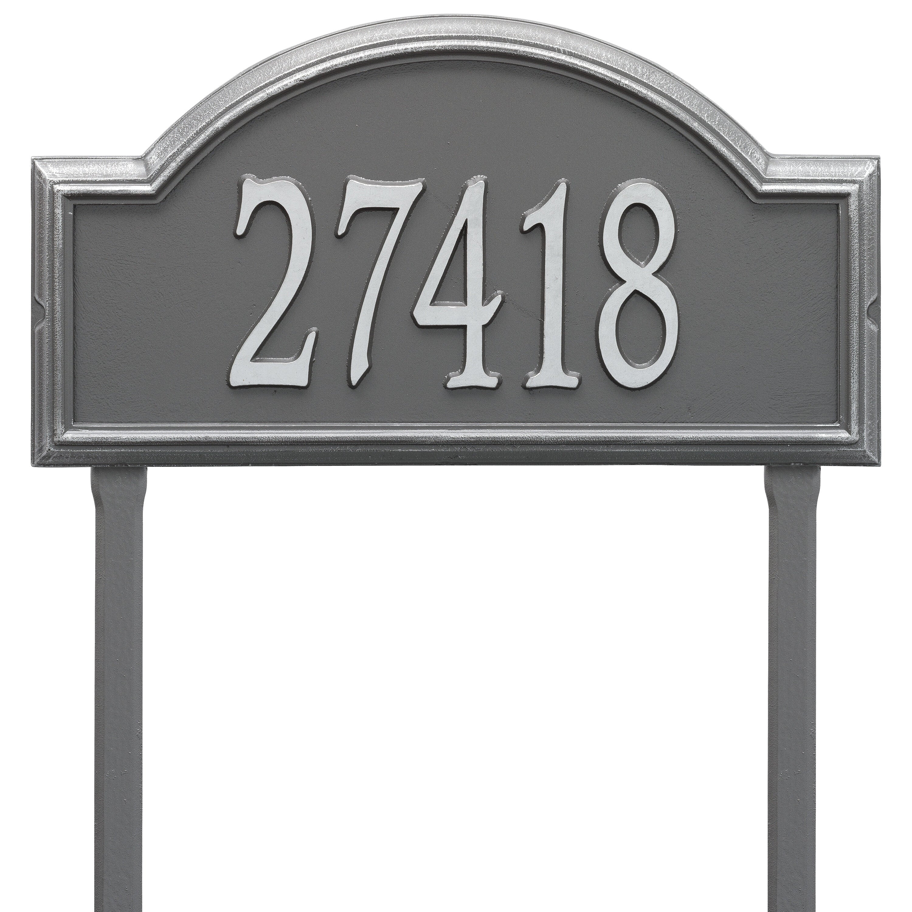 Providence Estate Arch Lawn Address Plaque