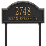 Providence Estate Arch Lawn Address Plaque