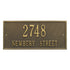 Hartford Standard Wall Address Plaque