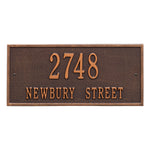 Hartford Standard Wall Address Plaque