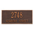 Hartford Standard Wall Address Plaque