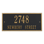 Hartford Standard Wall Address Plaque
