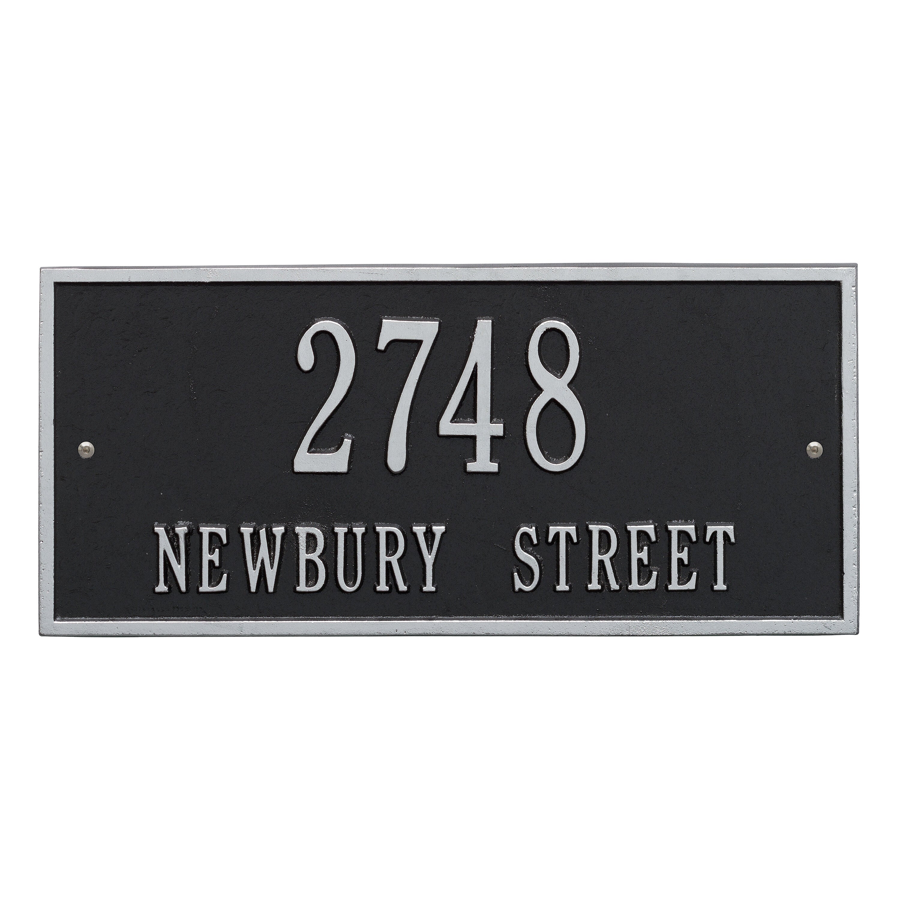 Hartford Standard Wall Address Plaque