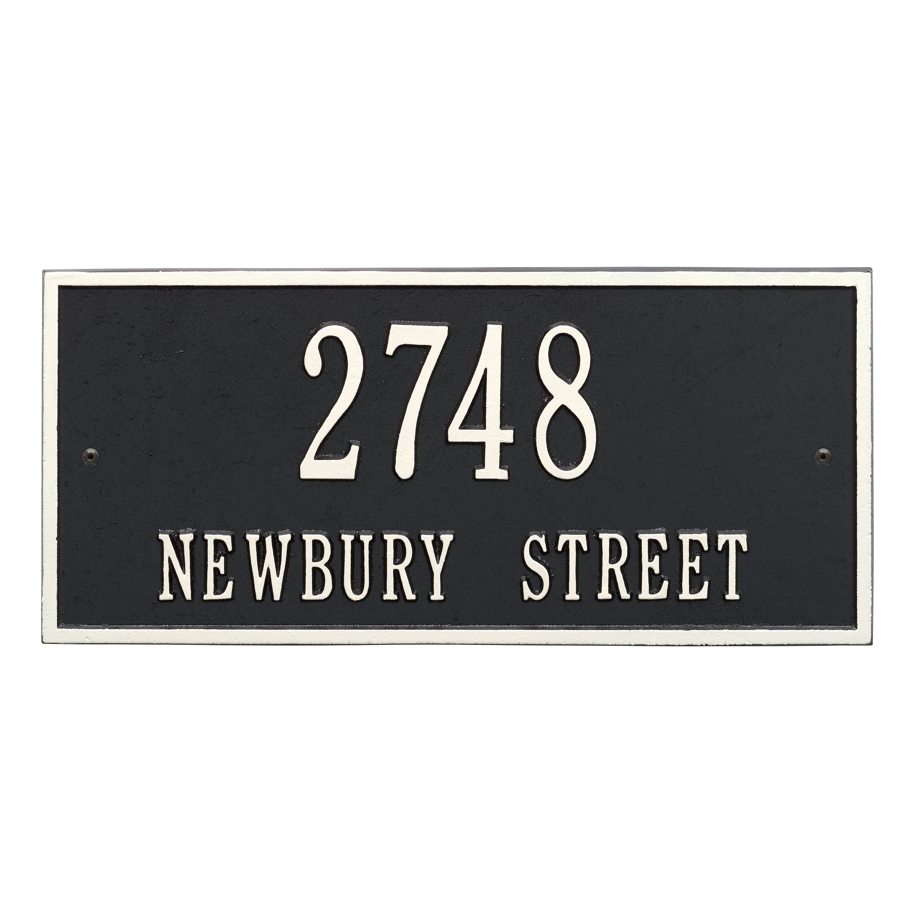 Hartford Standard Wall Address Plaque