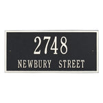 Hartford Standard Wall Address Plaque