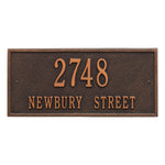 Hartford Standard Wall Address Plaque