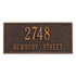 Hartford Standard Wall Address Plaque