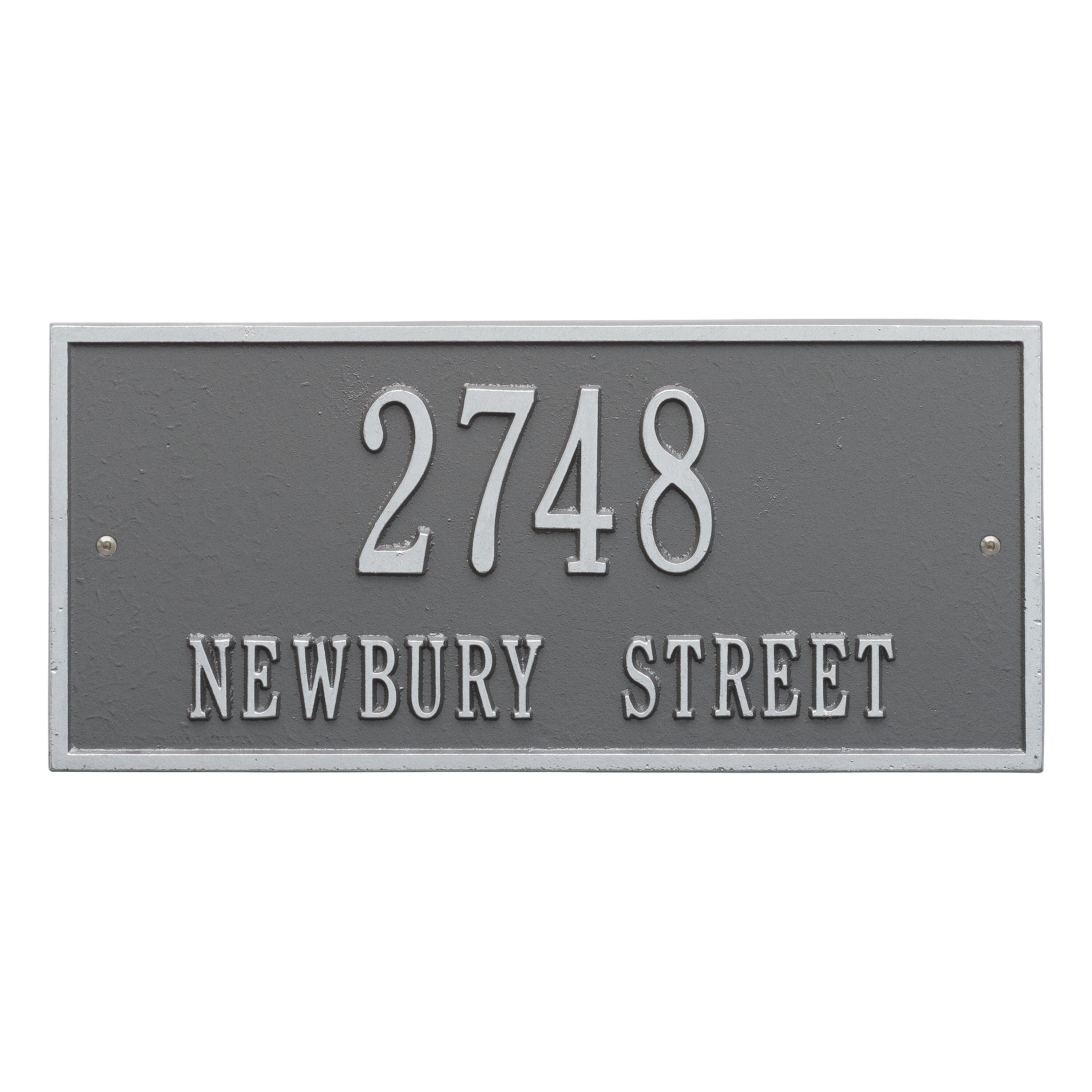 Hartford Standard Wall Address Plaque
