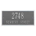 Hartford Standard Wall Address Plaque
