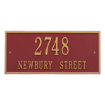 Hartford Standard Wall Address Plaque