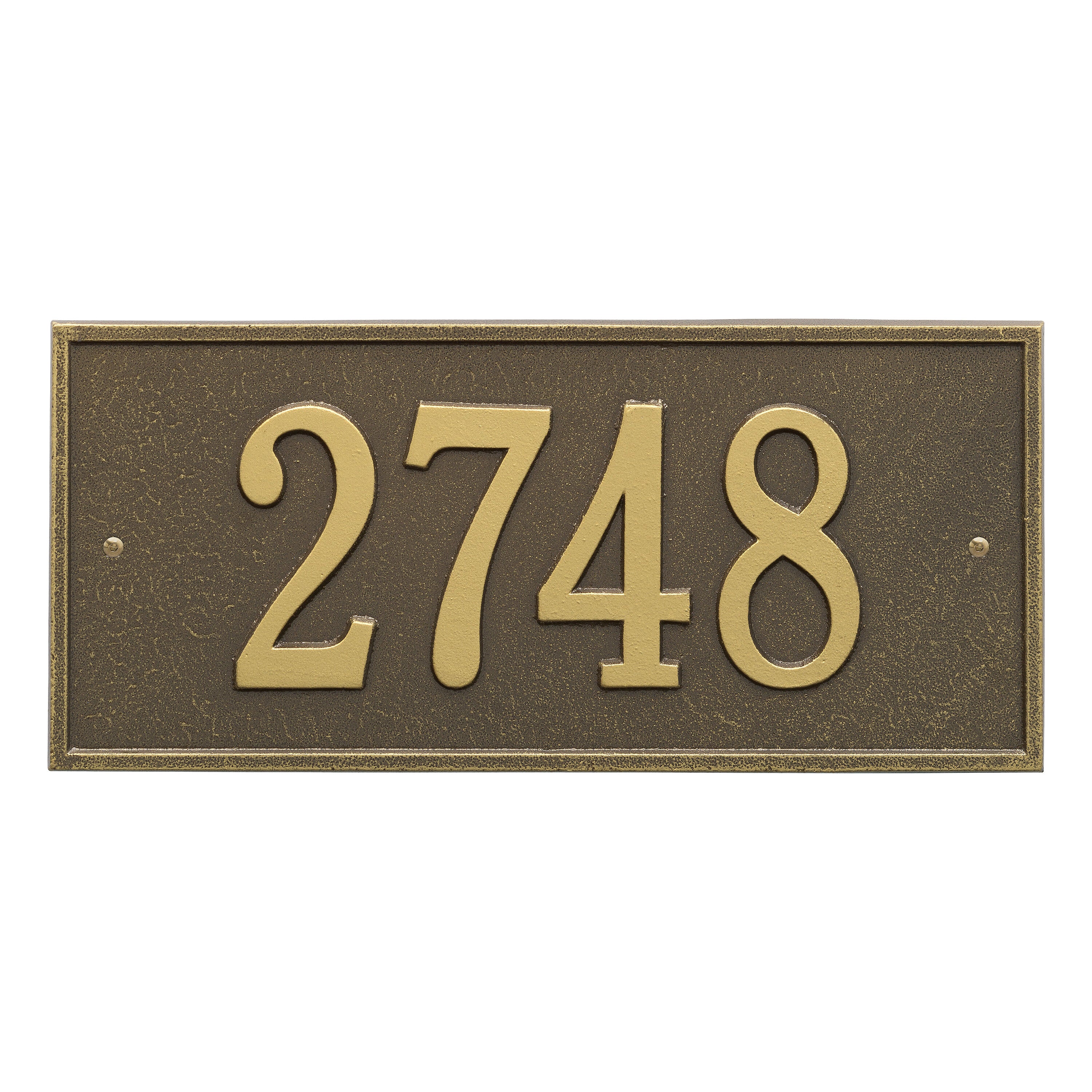 Hartford Standard Wall Address Plaque