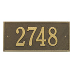 Hartford Standard Wall Address Plaque