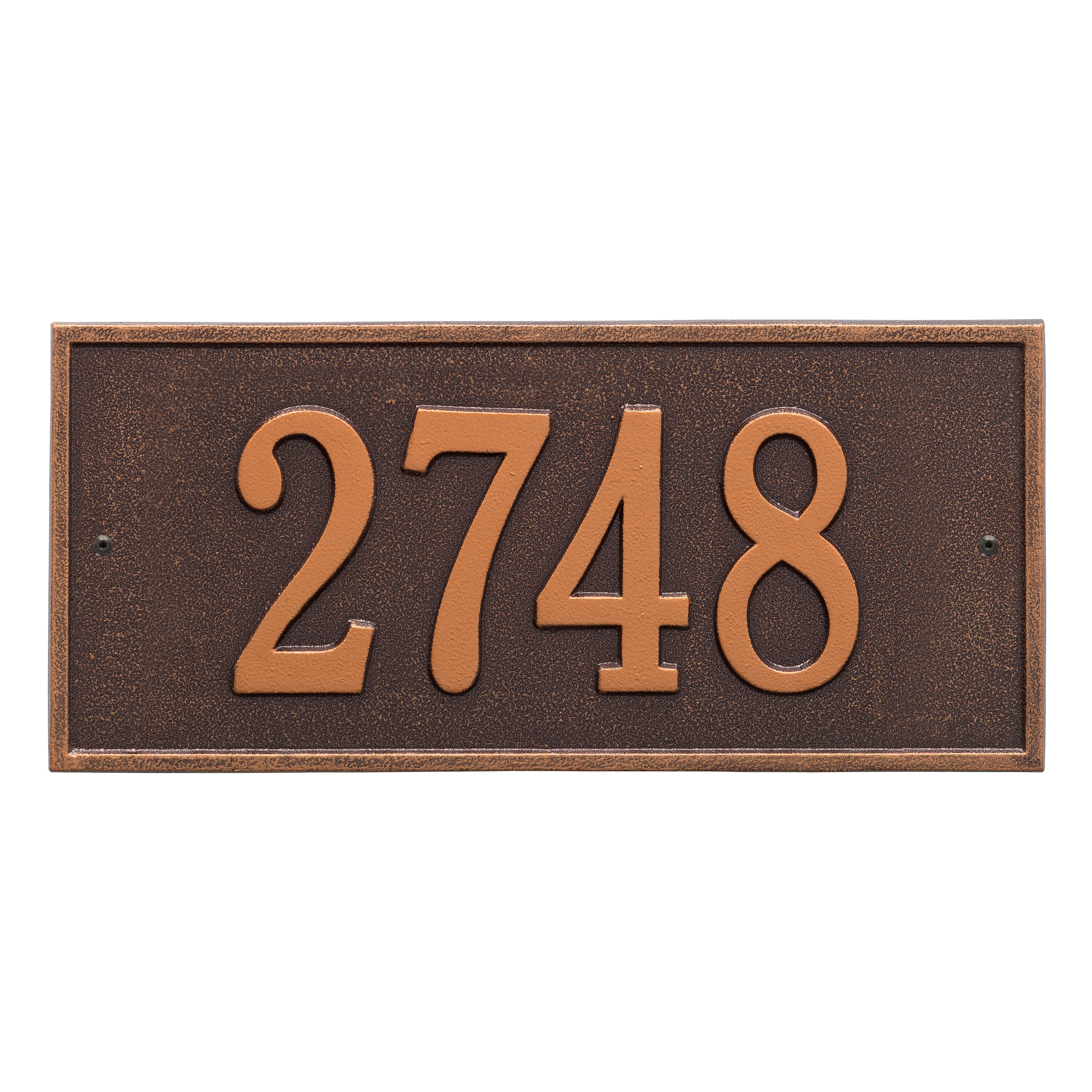 Hartford Standard Wall Address Plaque