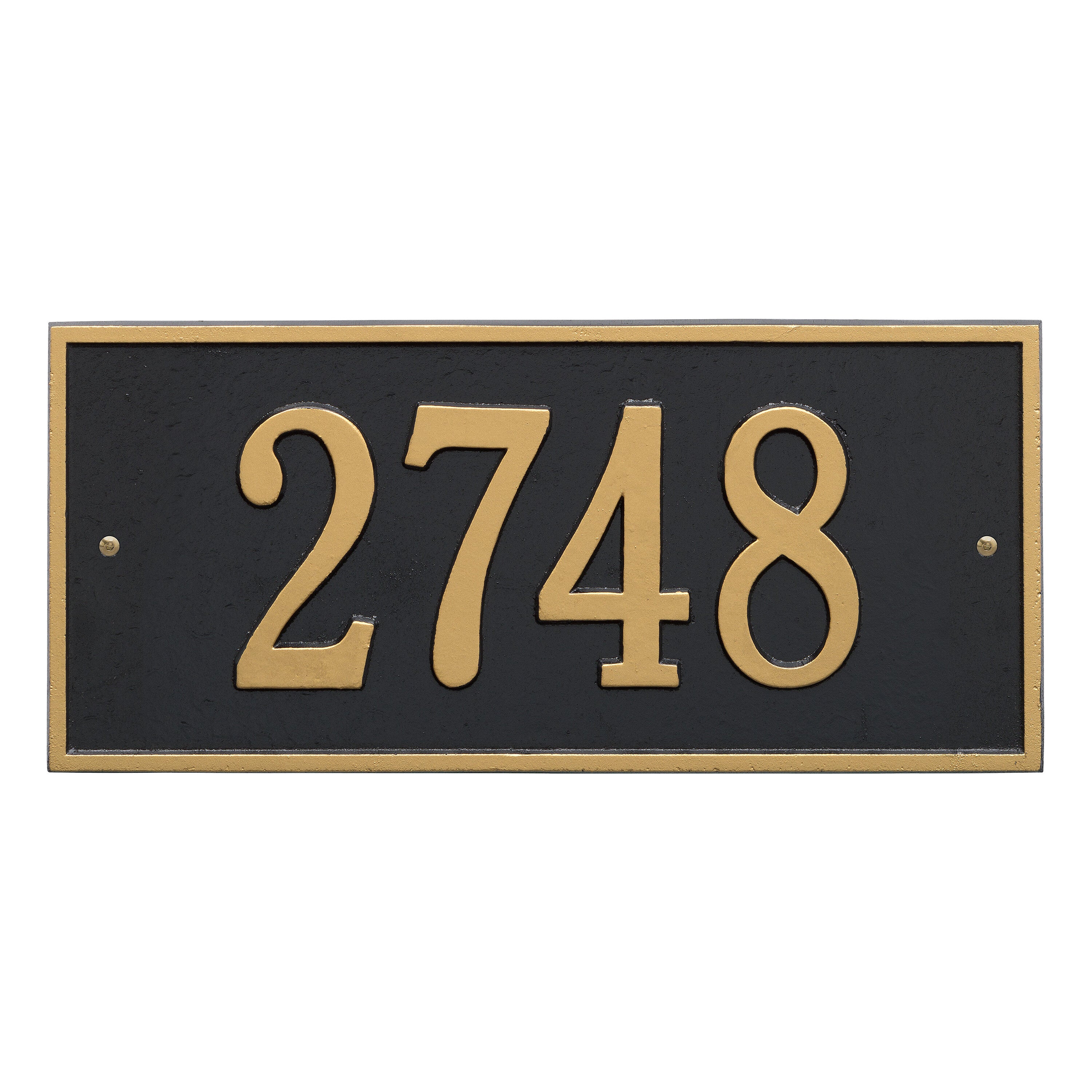 Hartford Standard Wall Address Plaque