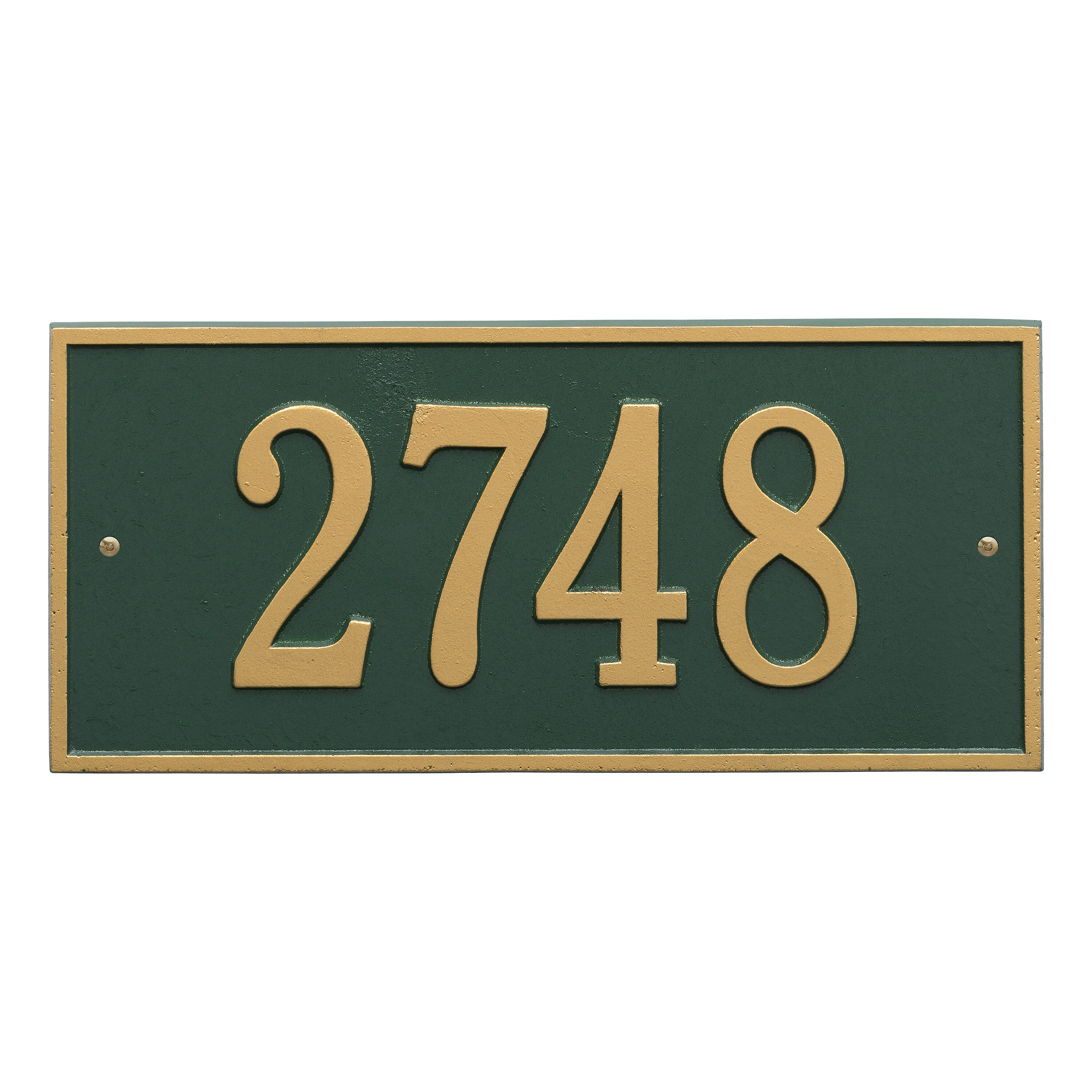 Hartford Standard Wall Address Plaque