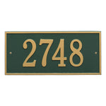 Hartford Standard Wall Address Plaque
