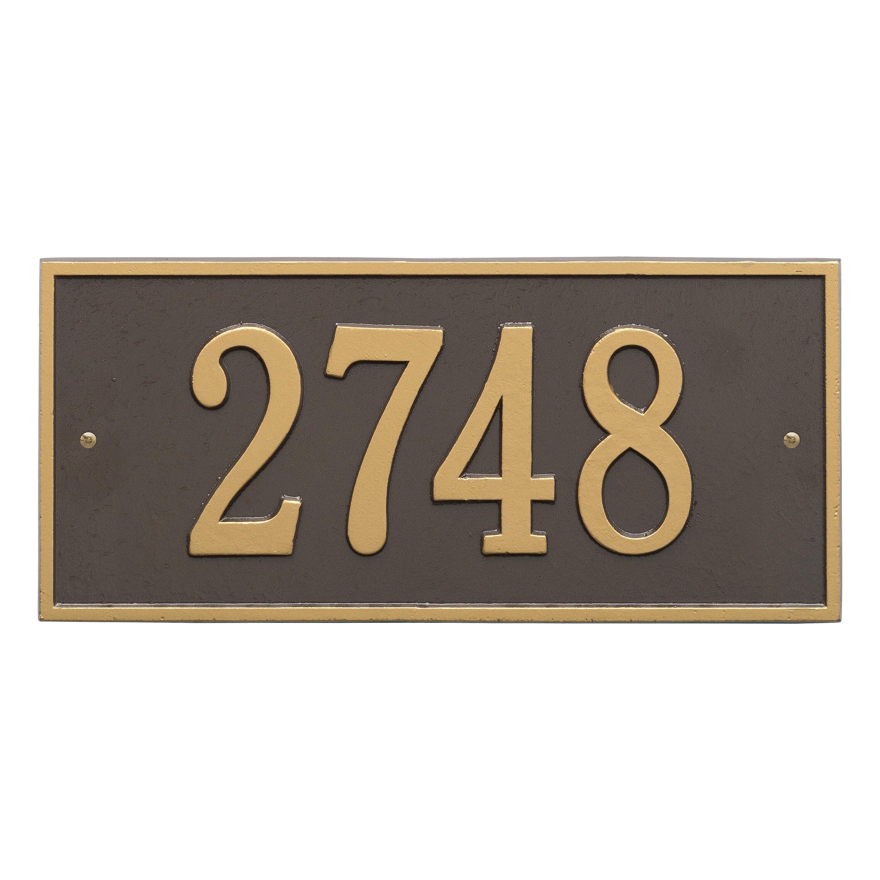 Hartford Standard Wall Address Plaque