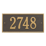 Hartford Standard Wall Address Plaque