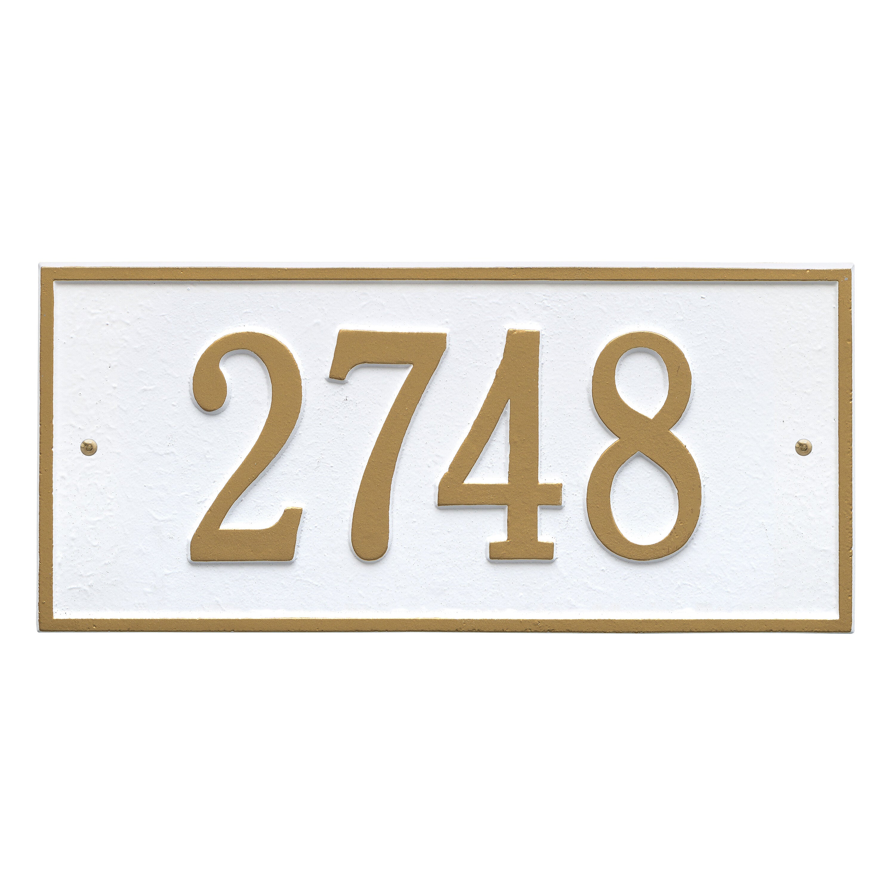 Hartford Standard Wall Address Plaque