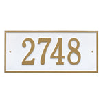 Hartford Standard Wall Address Plaque