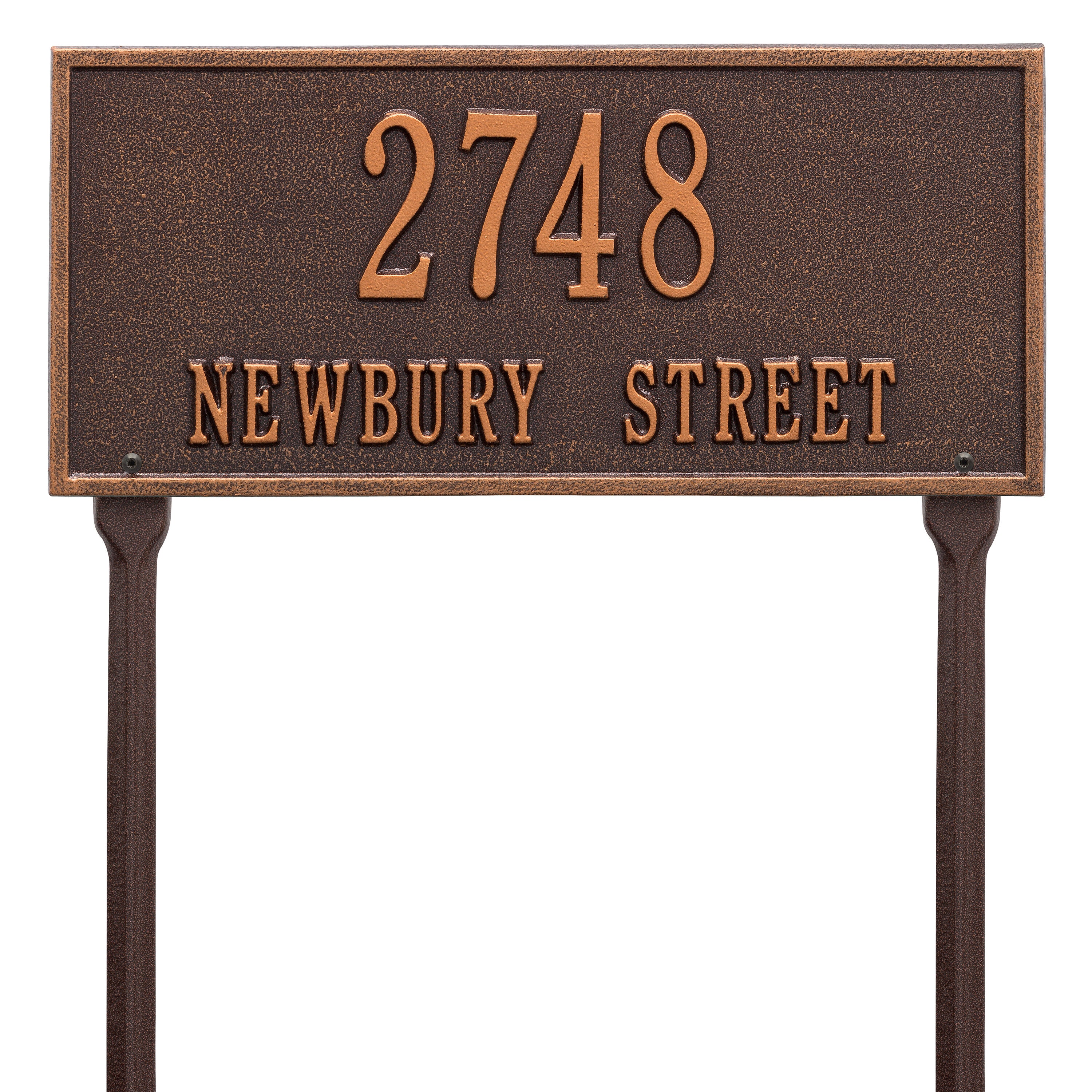 Hartford Standard Lawn Address Plaque